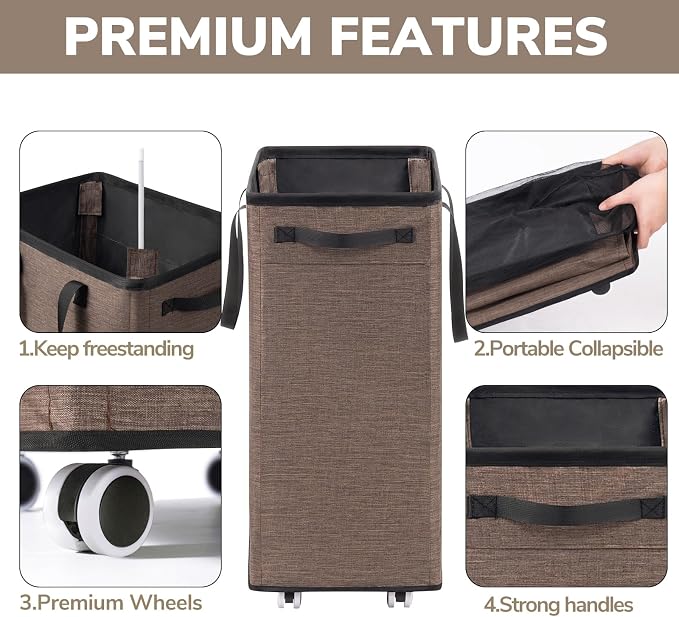 Goodpick 75L Collapsible Laundry Baskets - Image 7