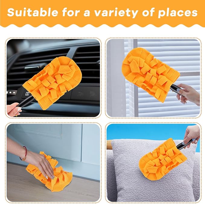 Zubebe 6 Pcs Reusable Duster Refills Fleece - Image 3
