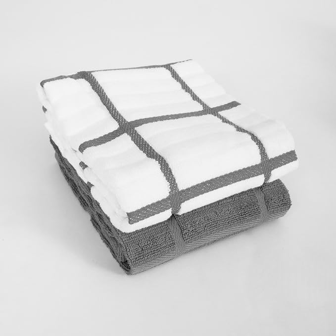 All-Clad Solid & Coordinate Kitchen Towels: Highly Absorbent, Super Soft Long - Image 2