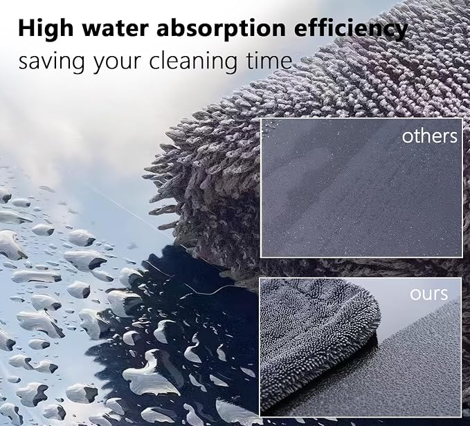 Shiny Cleaning Wipes Cloths, Shower Doors Drying Towels, Car Detailing Cloths - Image 4