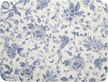 Giwawa Chinoiserie Flower Dish Drying Mat Blue Leaves Dishes Drying Pad by Giwawa