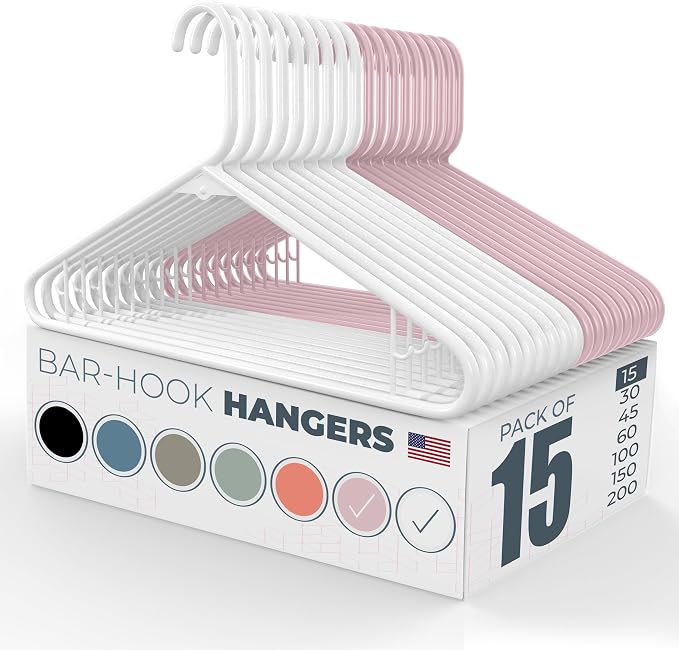 Plastic Hangers 15 Pack by NeatiesHangers