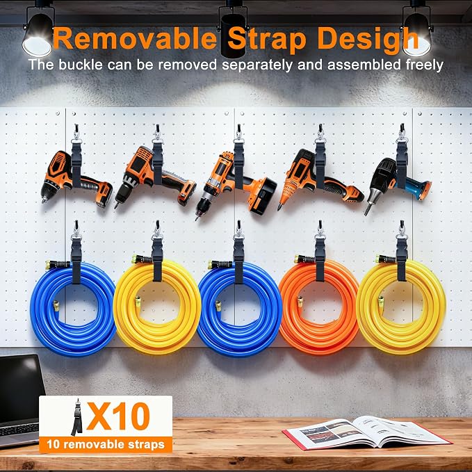 Extension Cord Organizer with 5 Detachable straps | 2 PCS Extension Cord Holder - Image 5