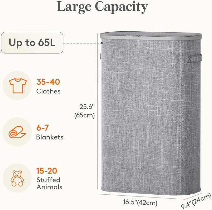 Lifewit Slim Laundry Basket - Image 3