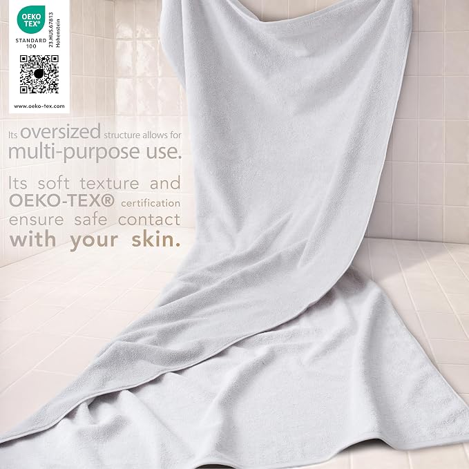 Cotton Paradise 100% Cotton Turkish Towel, Soft Absorbent Quick Dry, 40x80 - Image 3
