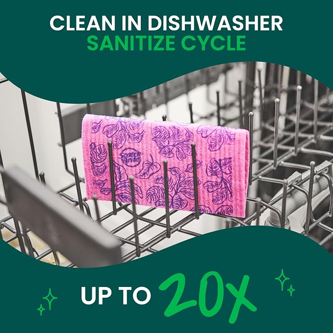 Scotch-Brite Sponge Cloths, 2 Pack - Image 7