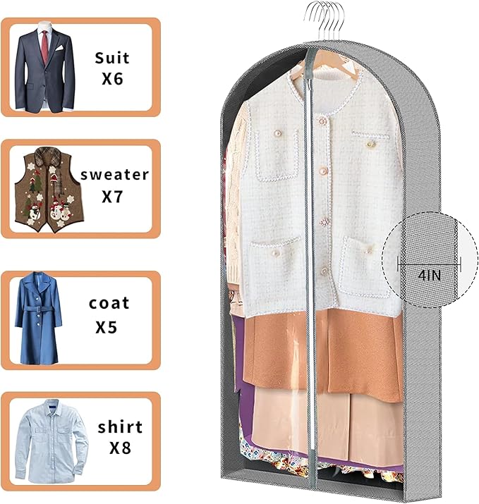 3 Pcs Garment Bags, Dress Bag | - Image 4