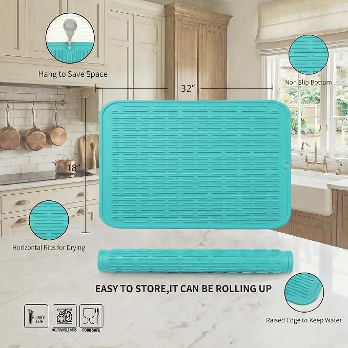 MicoYang Silicone Dish Drying Mat - Image 2