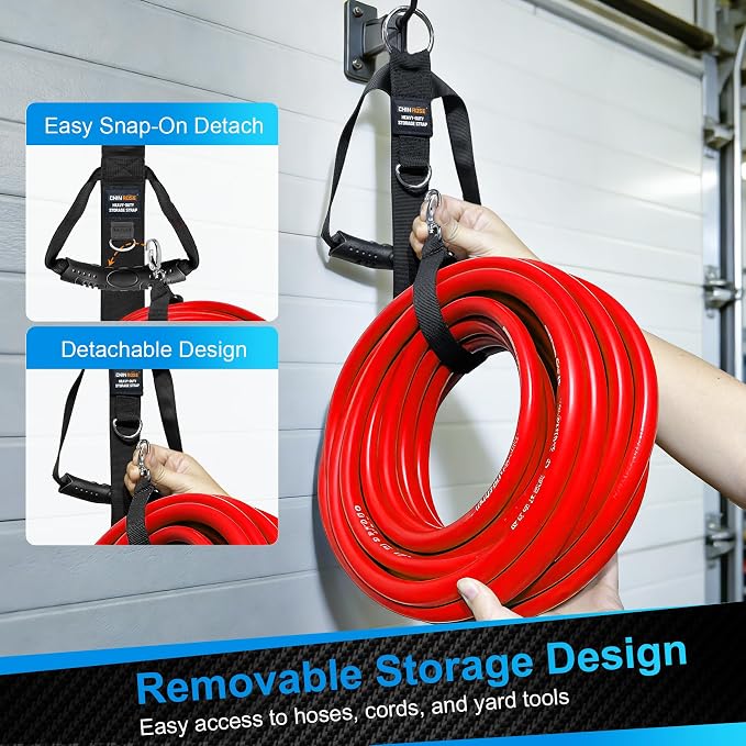 Extension Cord Organizer Holder 2-Pack 5 Detachable Straps | Cable Management - Image 3