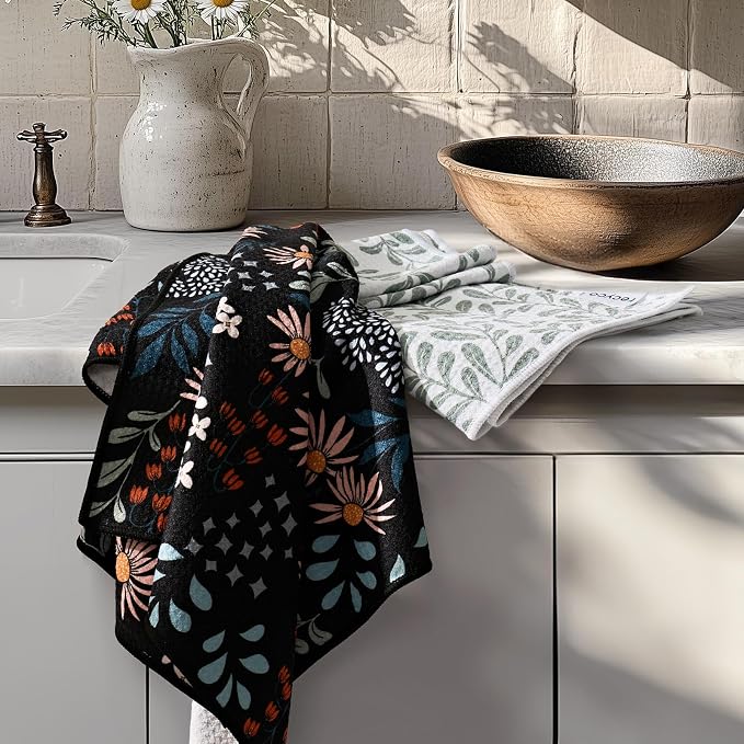 RECYCO Waffle Kitchen Towel Set of 2 by RECYCOHOMECOLLECTION