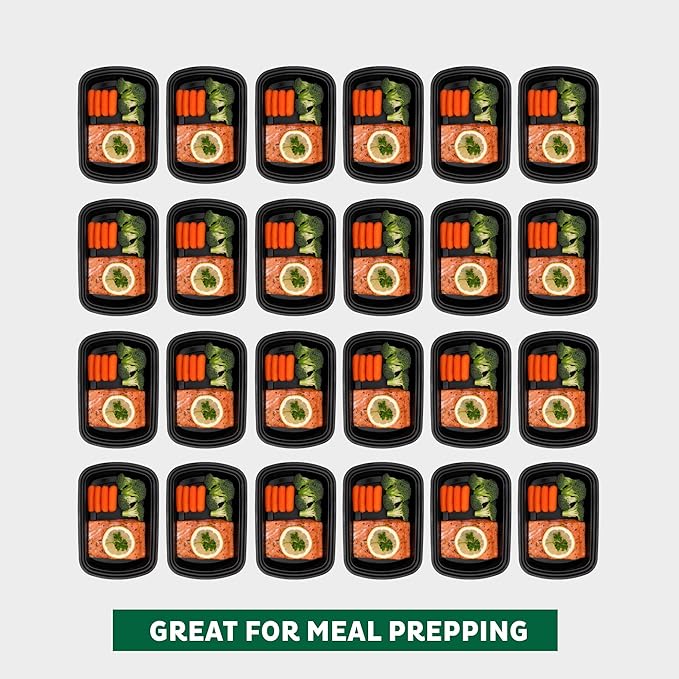 Freshware Meal Prep Containers 1 Compartment - Image 3