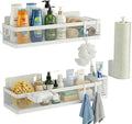 PUSDON 5-in-1 16.5" Extra Long Slim Wall Mount Wrapped Mesh Kitchen Organizer & by PUSDON