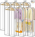 LANDNEOO 6 Pack Clear Garment Bags by MakeLifeBetterEasier
