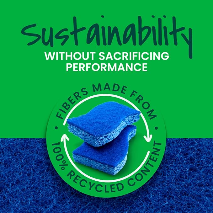 Scotch-Brite Zero Scratch Scrub Sponge, 6 Kitchen Sponges - Image 8