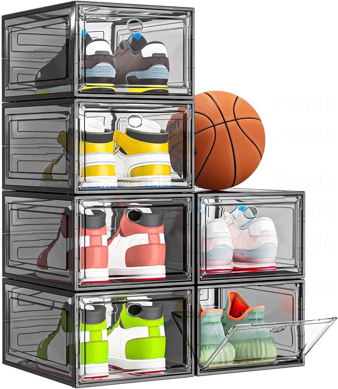 Sturdy Clear Shoe Organizer by 7+code