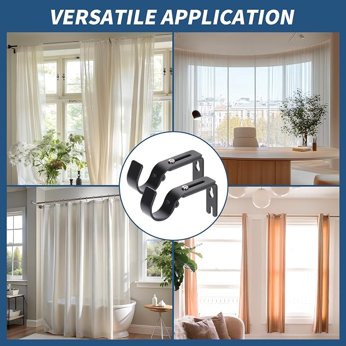 Premium Curtain Rod Brackets for Wall - Image 6