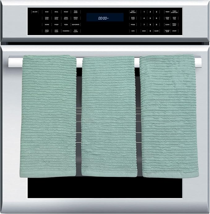 Seafoam Sage Aqua Green Kitchen Dish Towels, 100% Cotton - Image 9