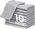 10 Pack Extra Large Non Scratch Wire Dishcloths, 30x30cm Double-Layer Silver by LikGuest
