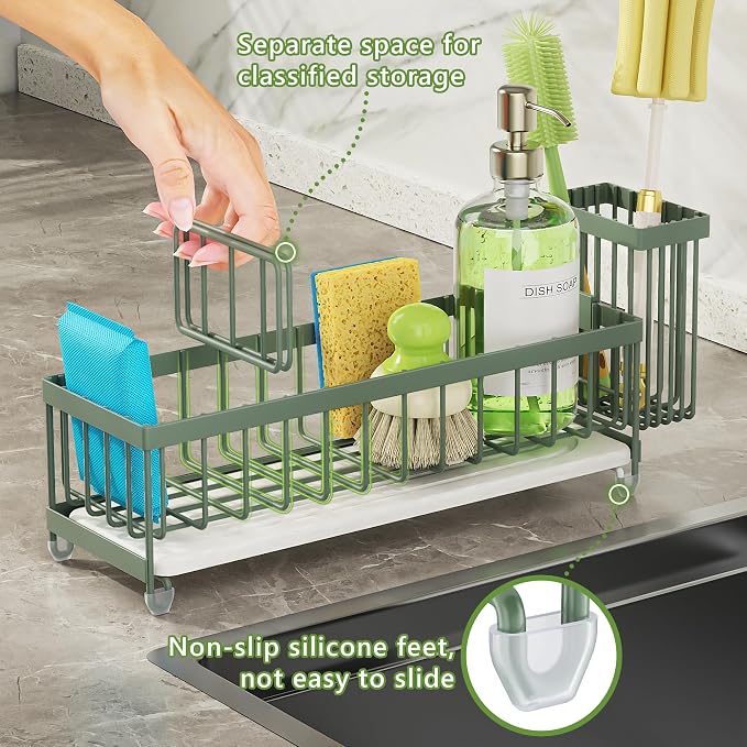 Cisily Extra Large Sink Caddy Organizer - Image 6