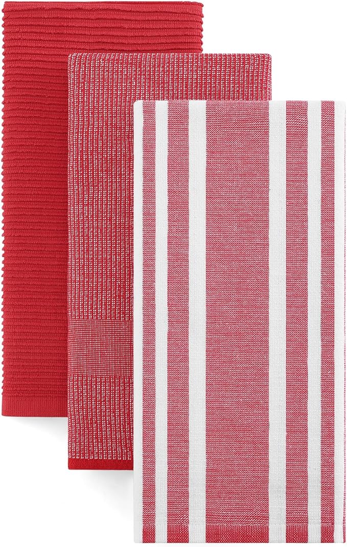 Homaxy Cotton 380 GSM Premium Kitchen Towels, 3 Pack by Homaxy