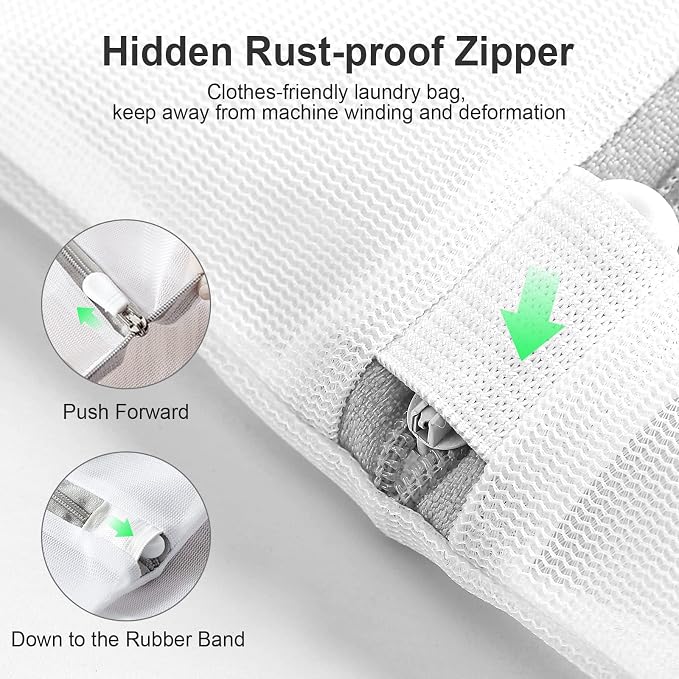 10 Pack Mesh Laundry Bags for Delicates - Image 5