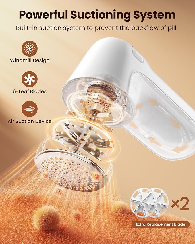 Gaiatop Fabric Shaver, 3-Speed Lint Shaver - Image 3