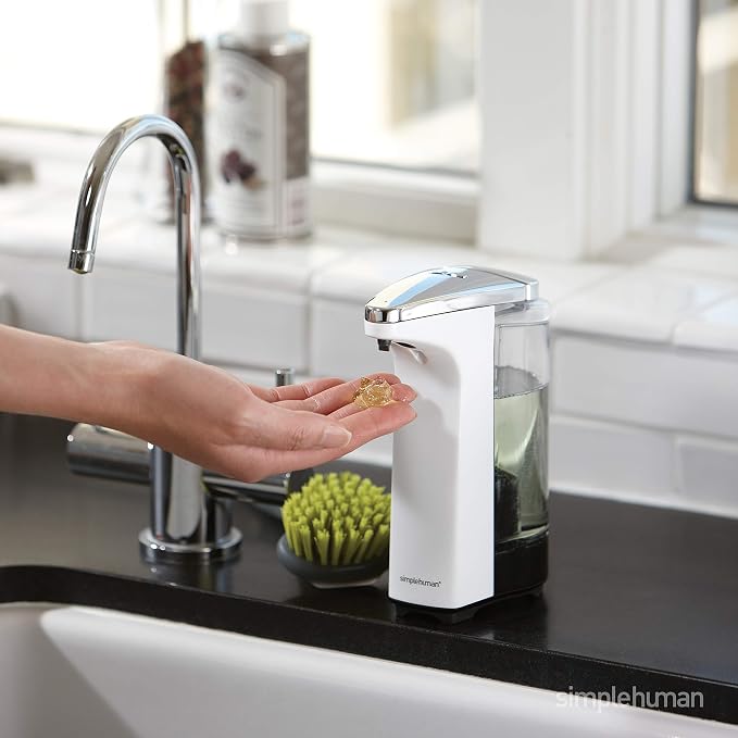 simplehuman 8 oz. Touch-Free Sensor Liquid Soap Pump Dispenser - Image 4