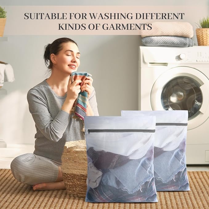 Nuenen 50 Pcs Mesh Laundry Wash Bags - Image 6