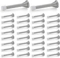 Ravinte Door Stoppers, 36 Pack Satin Nickel Spring Door Stops | Stoppers by Ravinte