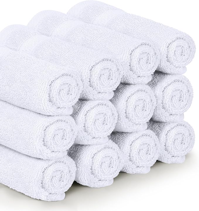 Utopia Towels 12 Pack Premium Wash Cloths, 12x12 in, 100% Cotton, Gym & Face - Image 6