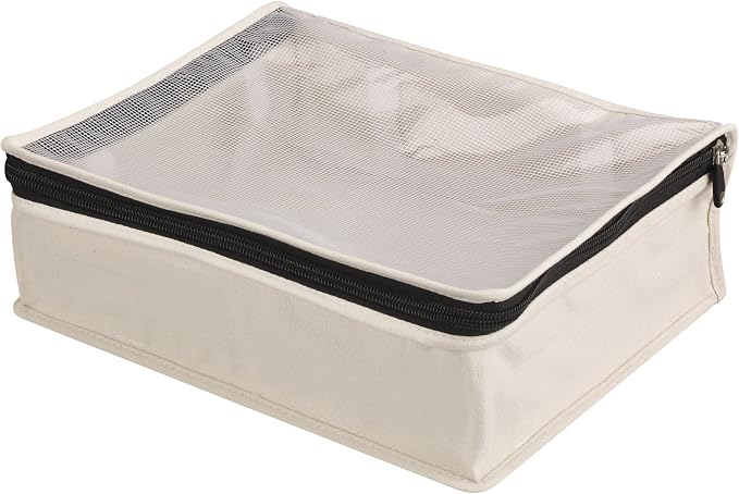 Household Essentials Canvas Sweater Storage Bags, Breathable Cotton, Under-Bed - Image 7