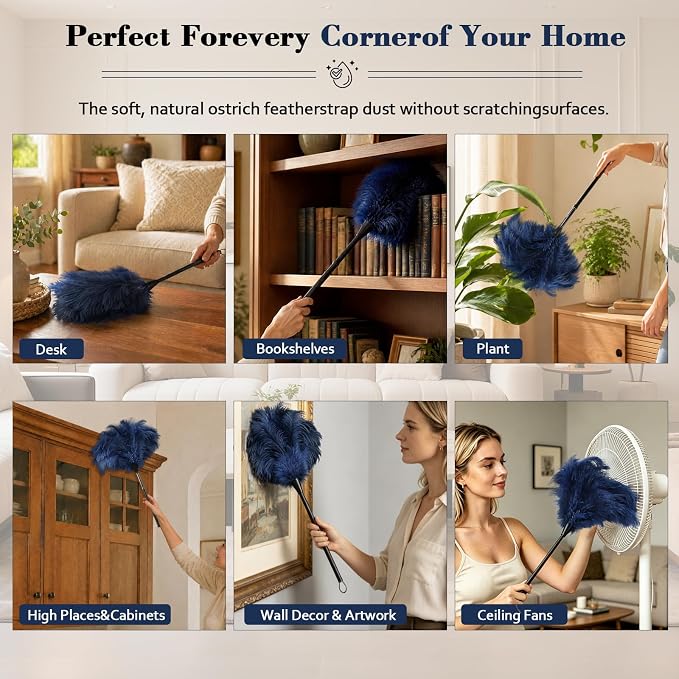 20 Inch Ostrich Feather Duster - Image 5