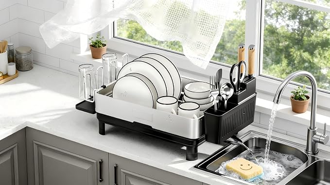 Dish Drying Rack, 304 Stainless Steel Dish Racks - Image 9