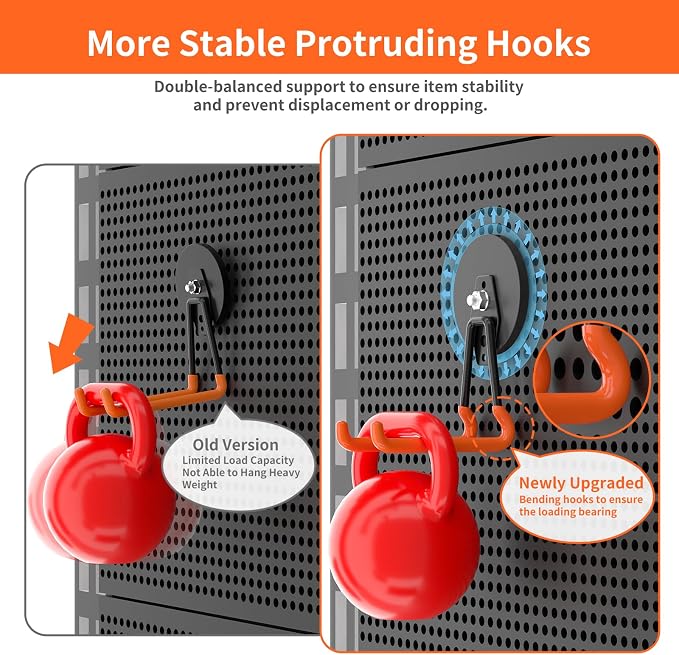 ENUODA Strong Magnetic Hooks Heavy Duty Upgraded Magnetic Tool Holder Large - Image 3
