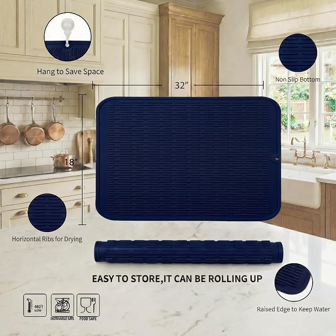 MicoYang Silicone Dish Drying Mat - Image 2