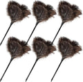 Ostrich Feather Duster-14.9 Inch Mini Natural Feathers Dusters by FeelFunFeather