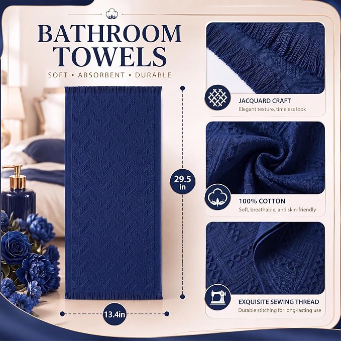 HunnmingRe 19 Pack Boho Hand Towel - Image 2