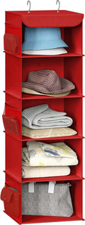 Simple Houseware 5 Shelf Hanging Closet Organizer, Top Support Metal Frame by SimpleHouseware