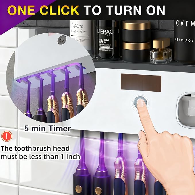 Wall Mounted Toothbrush Holder - Image 2