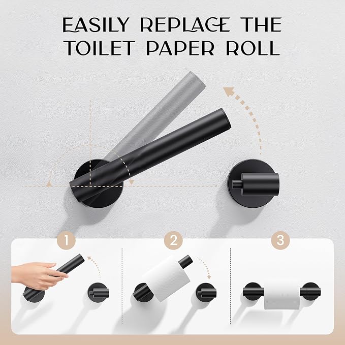 Day Moon™ - Toilet Paper Holder - Modern Roll Holder - Image 4