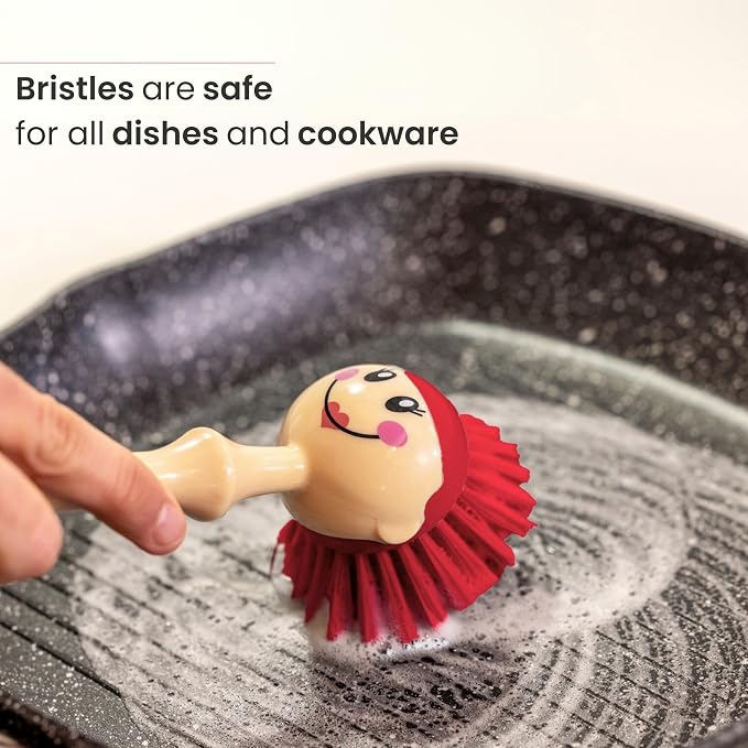 Vigar Dolls Dish Brush with Holder - Image 7