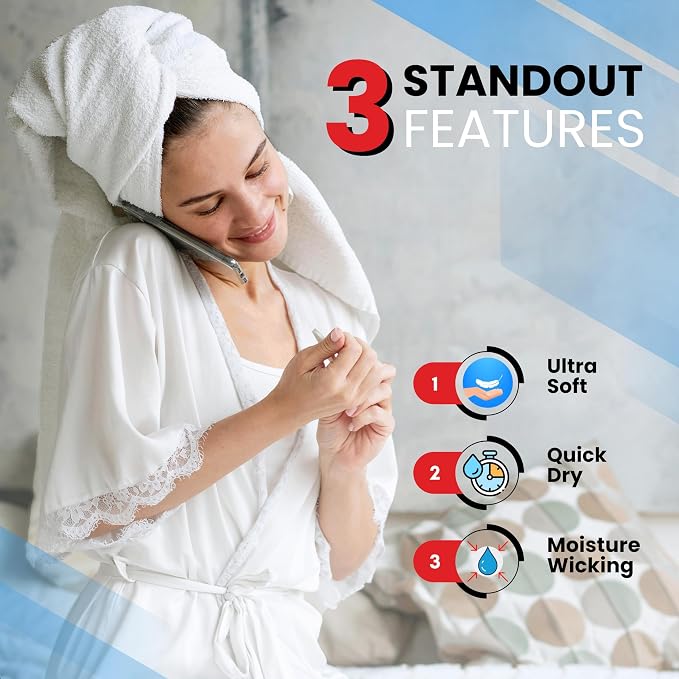 Infinitee Xclusives 100% Ring-Spun Cotton Bath Towels - Image 4