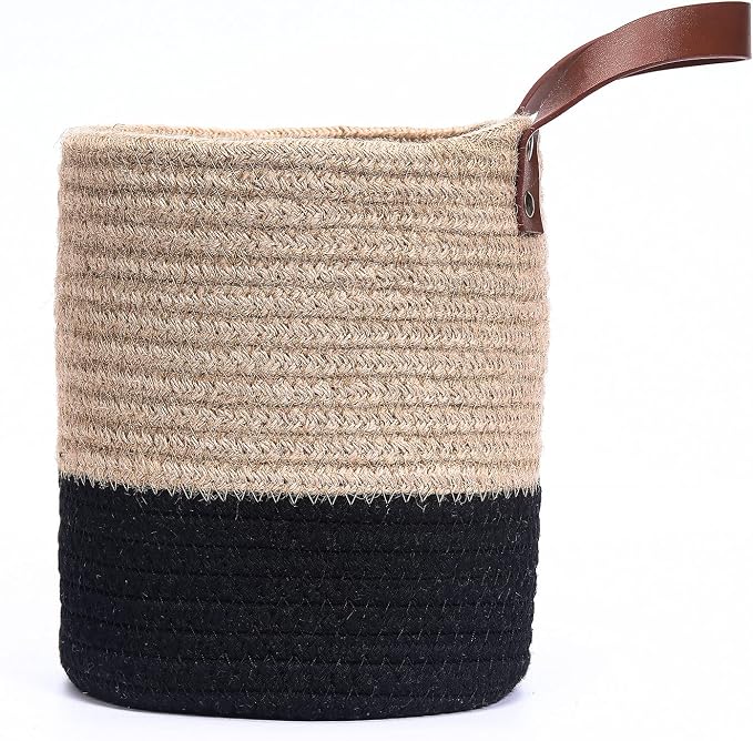 Wall Hanging Storage Basket, Woven Plant Holder - Image 4