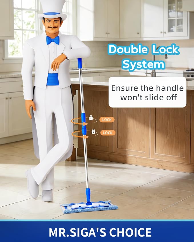 MR.SIGA Professional Microfiber Mop - Image 2
