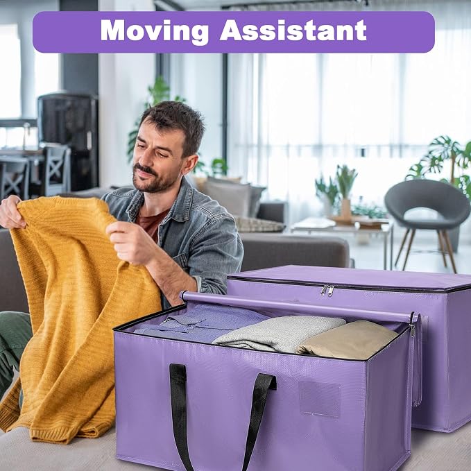 Moving Bags Heavy Duty Lavender Purple – Large Packing Bags - Image 6