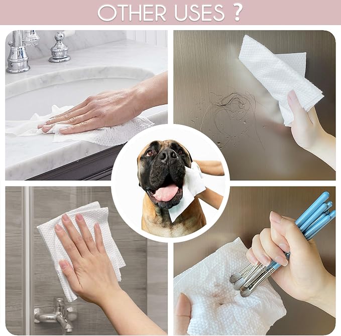 WOWOTEX 100% Cotton Disposable Face Towels, Ultra Soft - Image 7