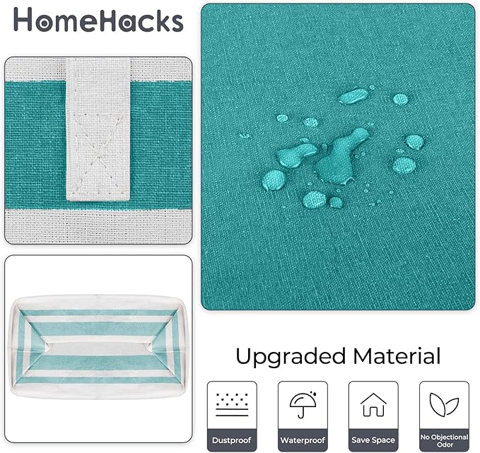 HomeHacks 2 Pack Large Laundry Baskets, Laundry Hampers Bags | Waterproof - Image 5