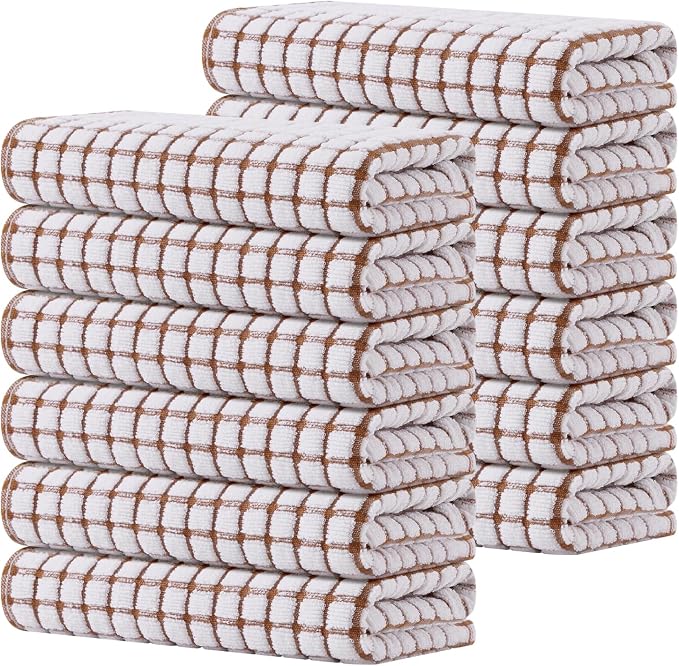 Kitinjoy Cotton 12 Pack Terry Kitchen Towels by Kitinjoy