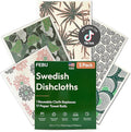 FEBU Swedish Dishcloths for Kitchen, 5 Pack by FEBU