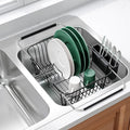 JASIWAY Black Dish Drying Rack in Sink by JASIWAY